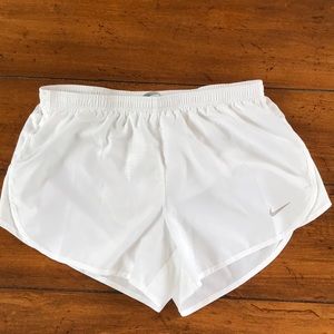 NWOT White Nike Modern Tempo Shorts, Size Small